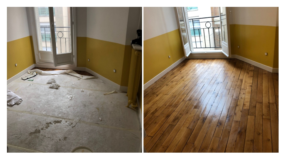 Nettoyage de fin de chantier d'un appartement 