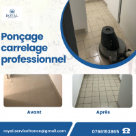 Ponçage carrelage professionnel au 91