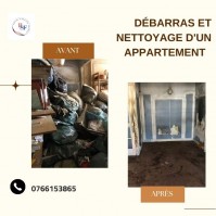 Débarras et nettoyage d'un appartement au 91 